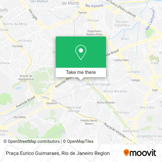 Praça Eurico Guimaraes map