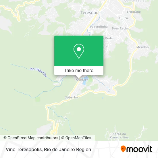 Vino Teresópolis map