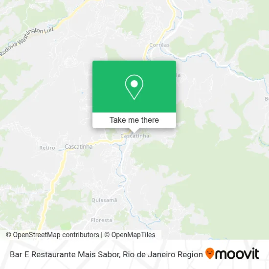 Bar E Restaurante Mais Sabor map