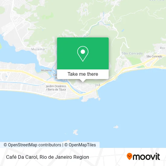 Café Da Carol map