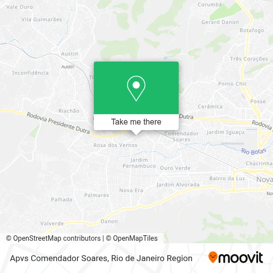 Apvs Comendador Soares map
