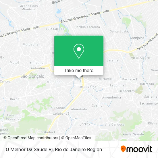 O Melhor Da Saúde Rj map