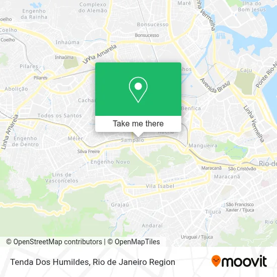Tenda Dos Humildes map