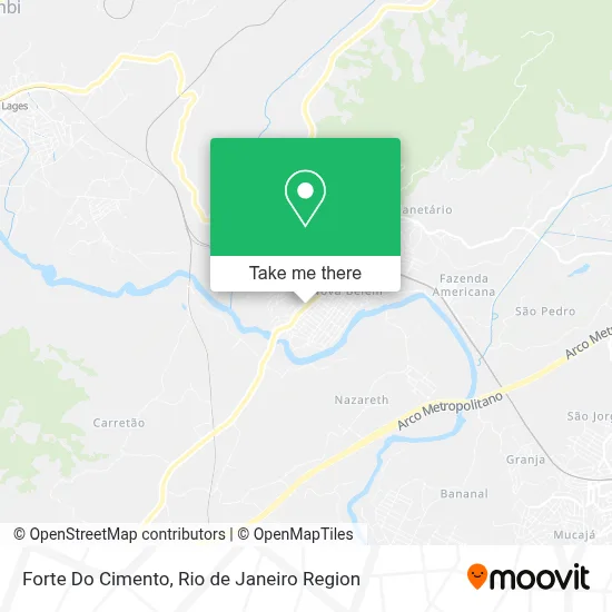 Forte Do Cimento map