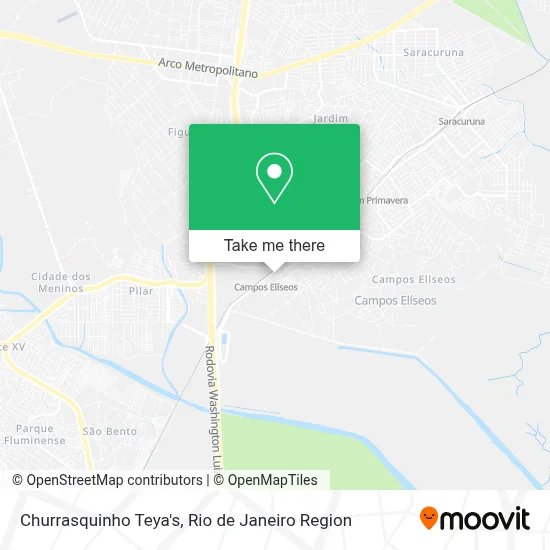 Churrasquinho Teya's map