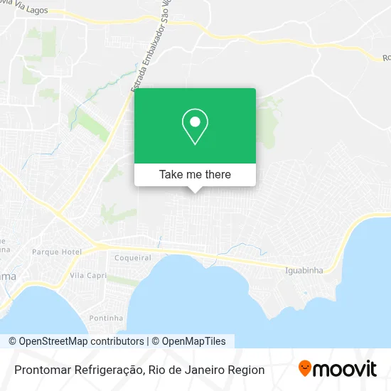 Prontomar Refrigeração map