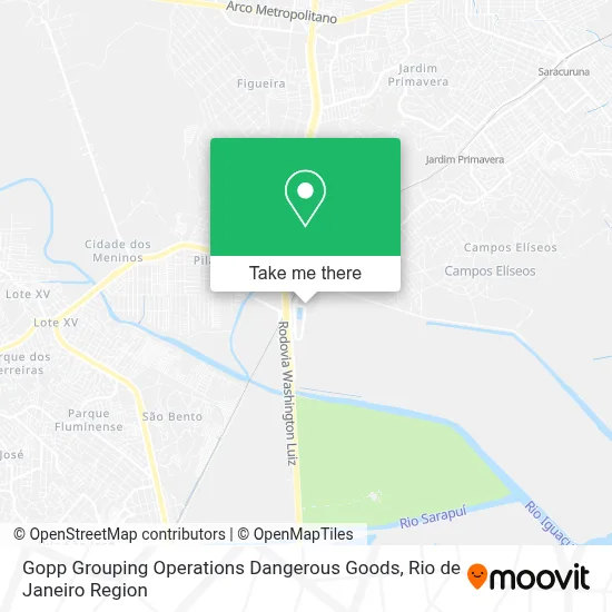 Gopp Grouping Operations Dangerous Goods map