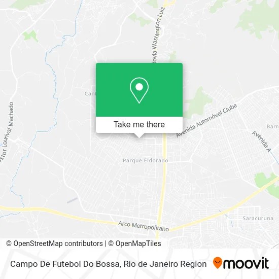 Campo De Futebol Do Bossa map