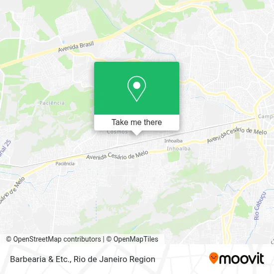 Barbearia & Etc. map