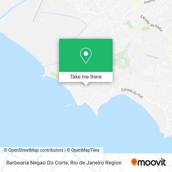 Barbearia Negao Do Corte map