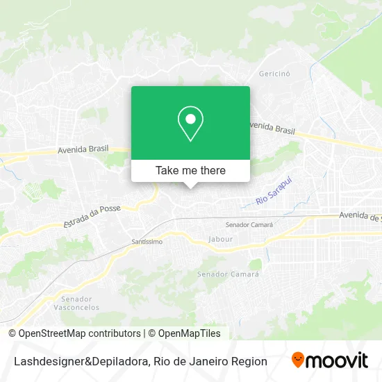 Lashdesigner&Depiladora map