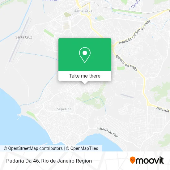 Padaria Da 46 map