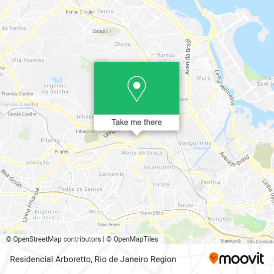 Residencial Arboretto map