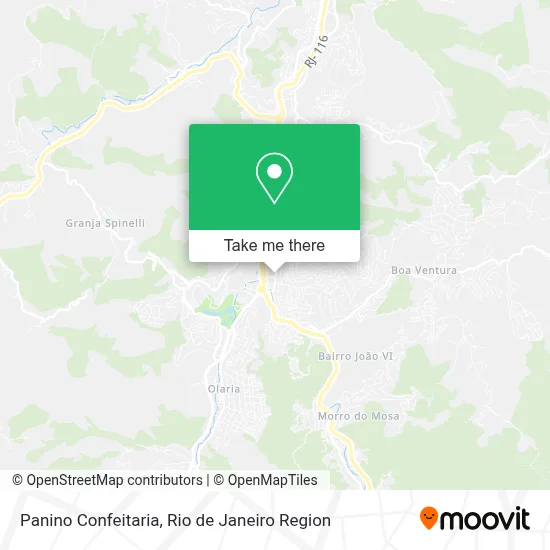 Panino Confeitaria map