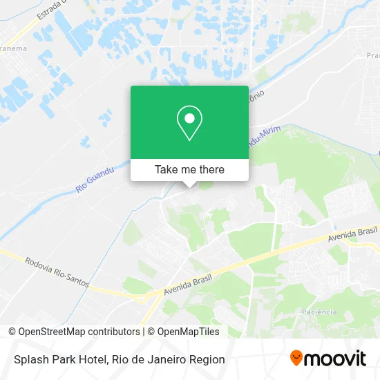 Splash Park Hotel map