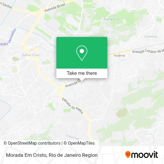 Morada Em Cristo map