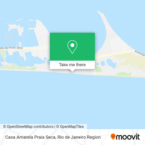 Casa Amarela Praia Seca map
