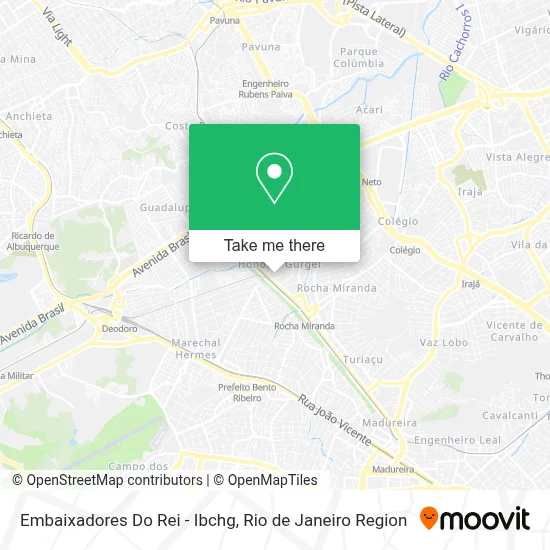 Embaixadores Do Rei - Ibchg map