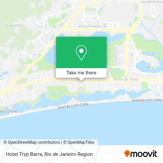 Hotel Tryp Barra map