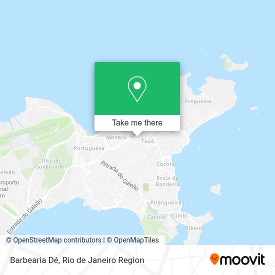 Barbearia Dé map