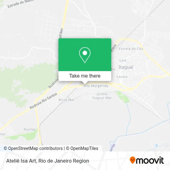 Ateliê Isa Art map