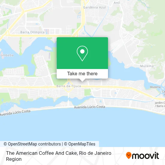 The American Coffee And Cake map