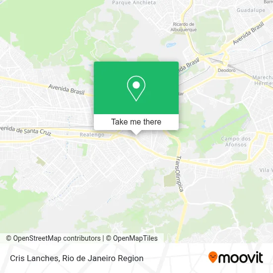 Cris Lanches map