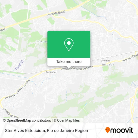 Ster Alves Esteticista map