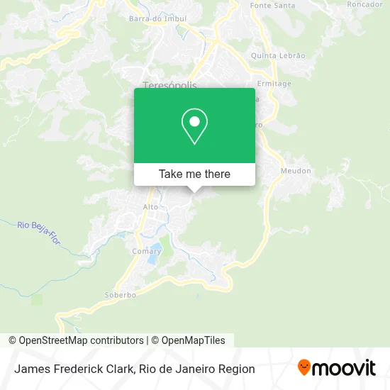 James Frederick Clark map