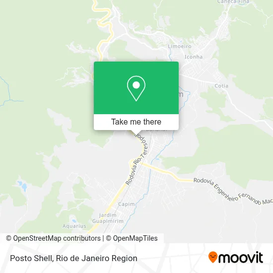 Posto Shell map