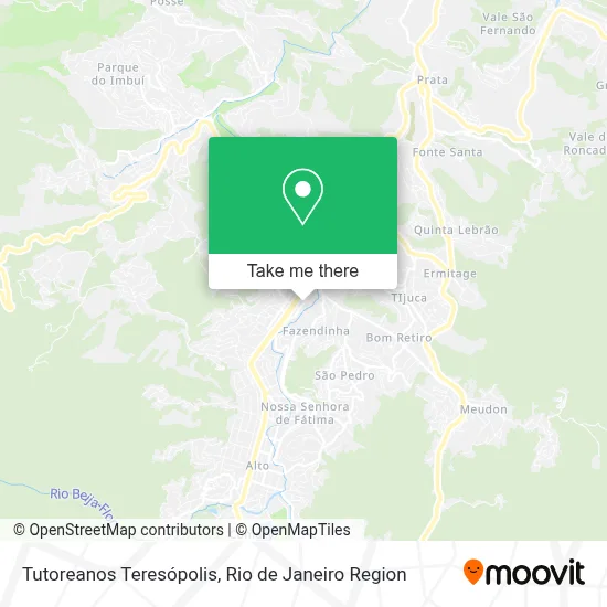 Tutoreanos Teresópolis map