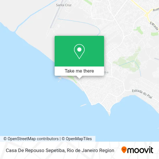 Casa De Repouso Sepetiba map
