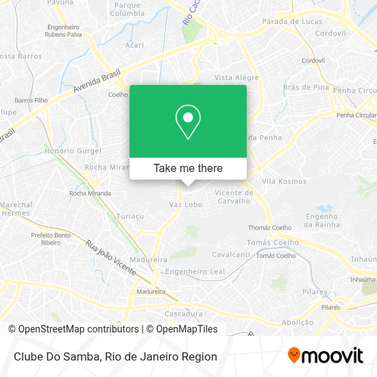 Clube Do Samba map