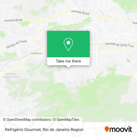 Refrigério Gourmet map