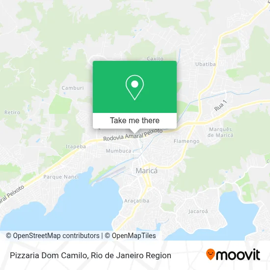 Pizzaria Dom Camilo map