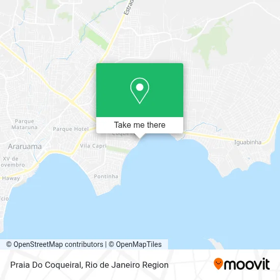 Praia Do Coqueiral map