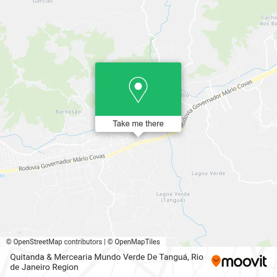 Quitanda & Mercearia Mundo Verde De Tanguá map