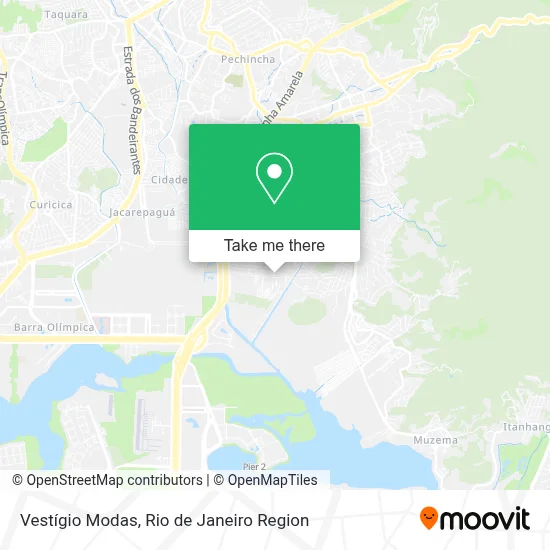 Vestígio Modas map