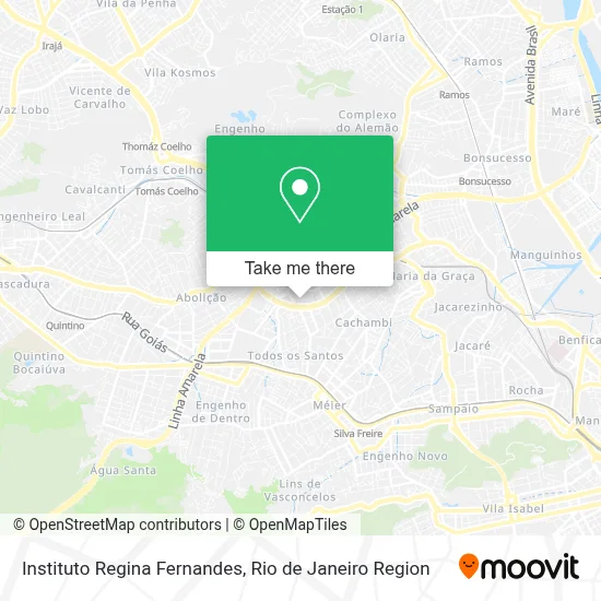 Instituto Regina Fernandes map