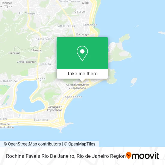 Rochina Favela Rio De Janeiro map