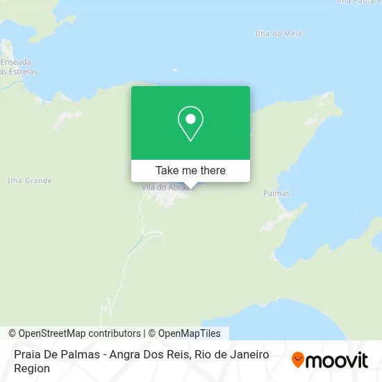 Praia De Palmas - Angra Dos Reis map