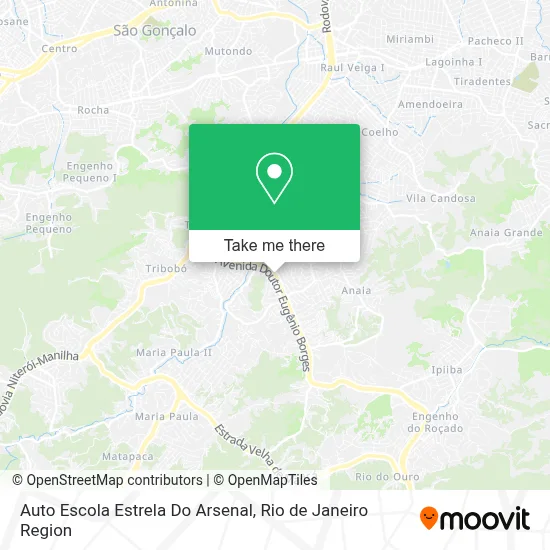 Auto Escola Estrela Do Arsenal map