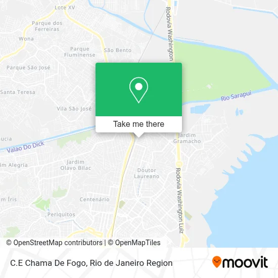 C.E Chama De Fogo map