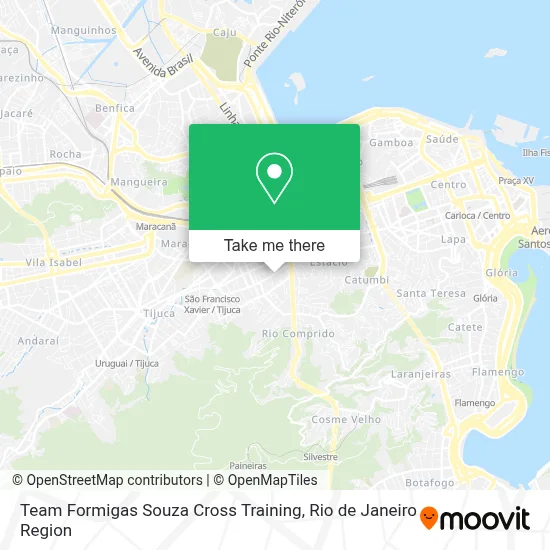 Team Formigas Souza Cross Training map