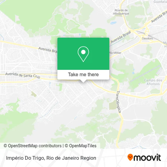 Império Do Trigo map