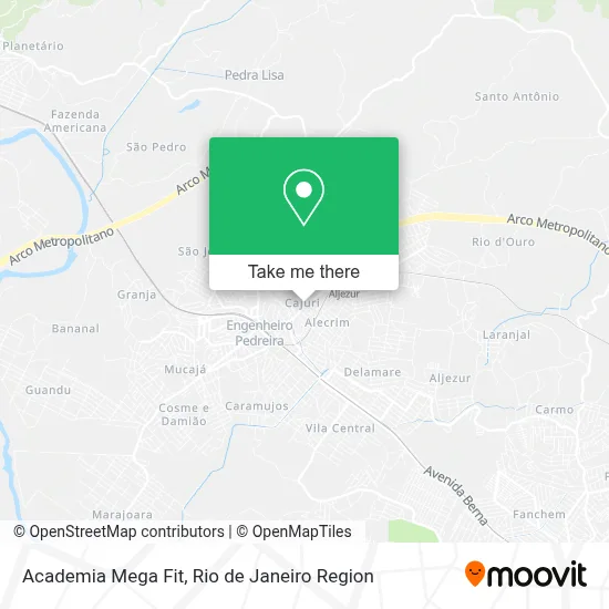Academia Mega Fit map