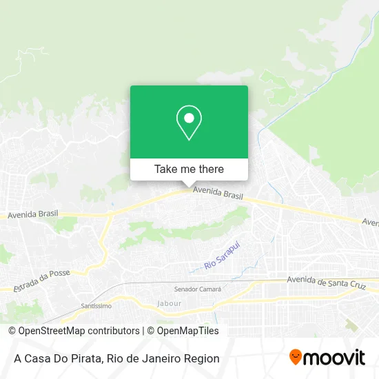 A Casa Do Pirata map