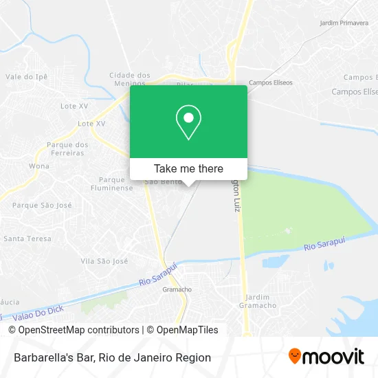 Barbarella's Bar map