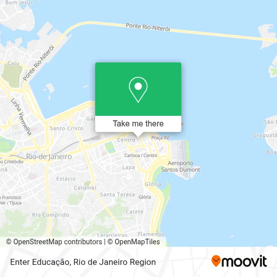 Enter Educação map
