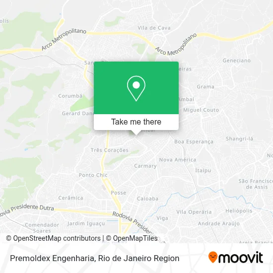 Premoldex Engenharia map